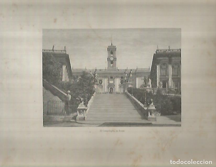 Postkarten: LAMINA 9573: El Campidoglio en Roma - Varios