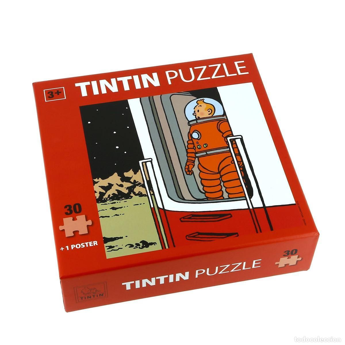 Postales: Puzzle Tintin Cohete de album Aterrizaje en la Luna 30x30cm 2015 (ref. #81542) - Varios