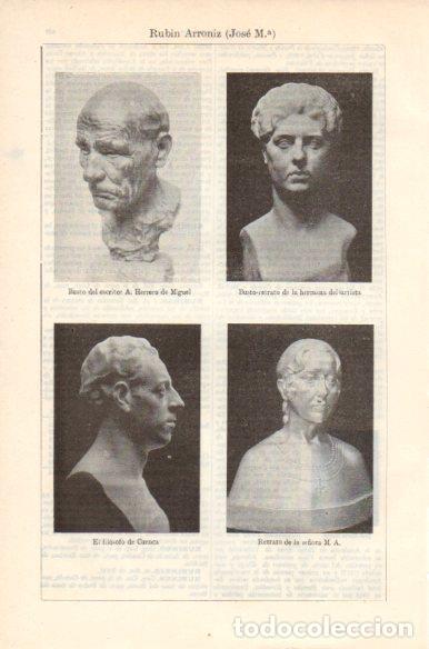 Cartoline: LAMINA V41815: Bustos por Jose M. Rubin Arroniz - Varios