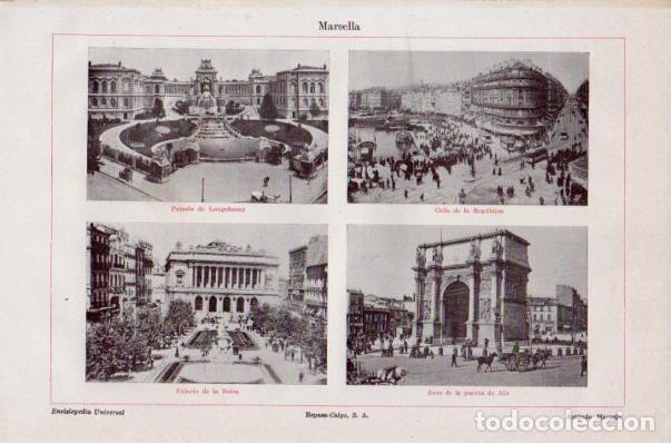 Postkarten: LAMINA V41497: Edificios en Marsella - Varios