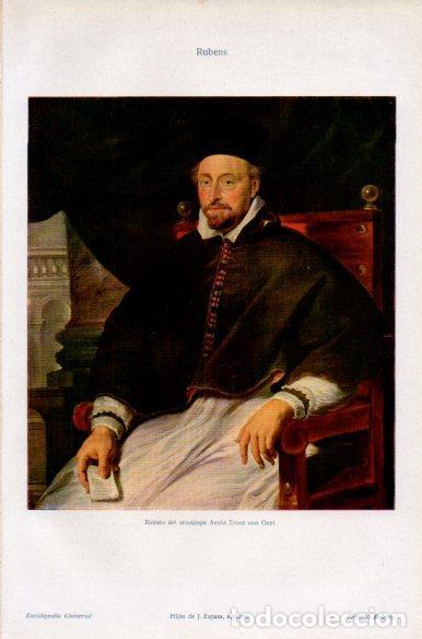 Postais: LAMINA V41807: Arzobispo Anton Triest von Gent por Rubens - Varios