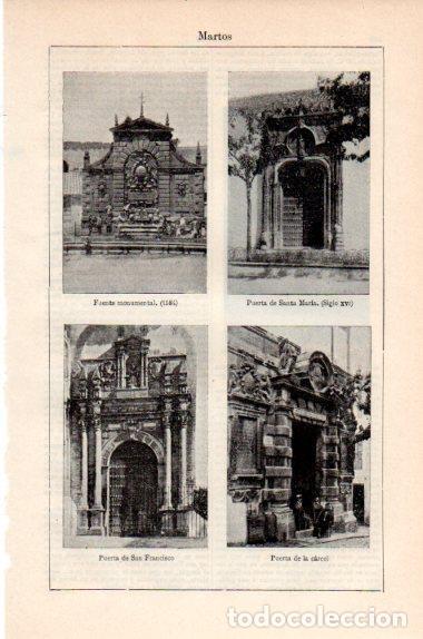 Postais: LAMINA V41529: Puertas varias en Martos, Jaen - Varios