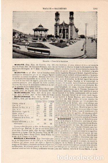 Postkarten: LAMINA V41607: Plaza de la Republica en Mazatlan, Mejico - Varios