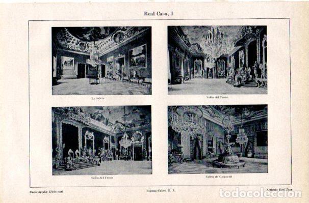 Cartes Postales: LAMINA V42259: Salas del Palacio Real, Madrid - Varios