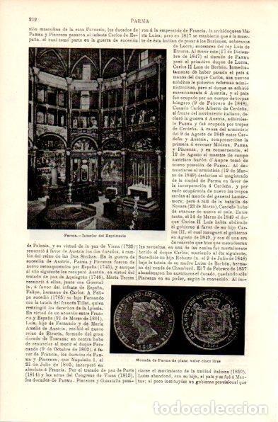 Postcards: LAMINA V42338: Interior del Baptisterio, Parma - Varios