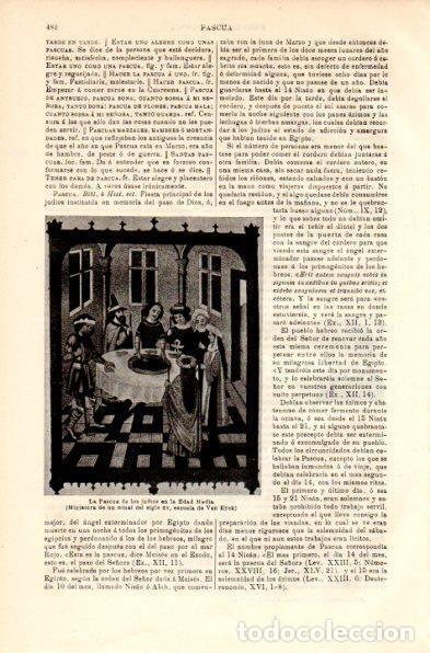 Postales: LAMINA V42368: La Pascua de los judios en la Edad Media - Varios