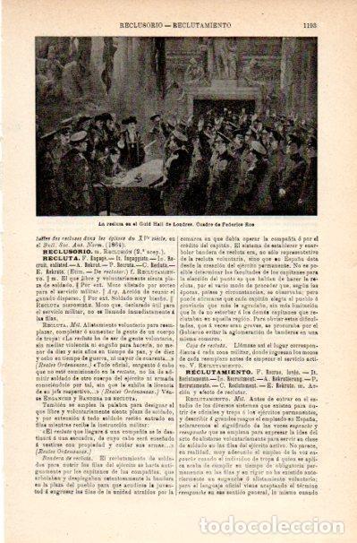 Postkarten: LAMINA V42279: La recluta en el Guid Hall de Londres - Varios