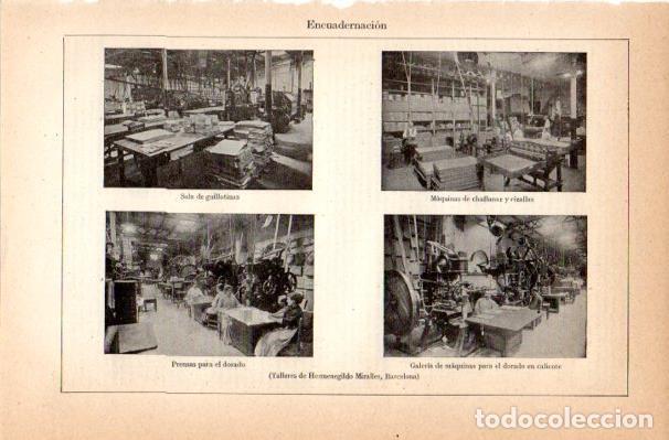 Postais: LAMINA V42144: Salas en talleres de Hermenegildo Miralles, Barcelona - Varios