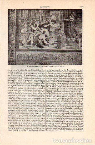 Postais: LAMINA V41910: El sacrificio de Lystra por Rafael - Varios