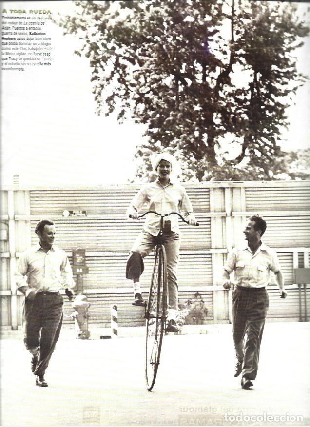 Cartoline: LAMINA 37203: Katherine Hepburn en el rodaje de La costilla de Adan - Jaume Figueras