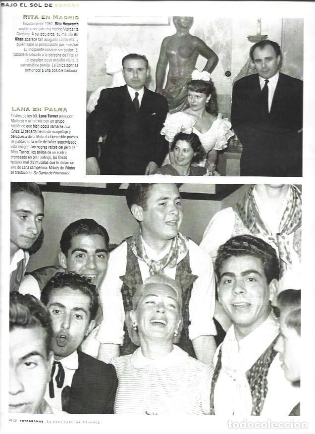 Postales: LAMINA 37210: Rita Hayworth en Madrid y Lana Turner en Palma - Jaume Figueras