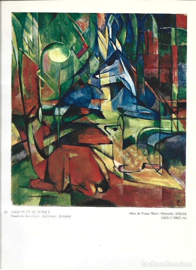 Postkarten: LAMINA 37018: Ciervos en el bosque, por Franz Marc - VVAA