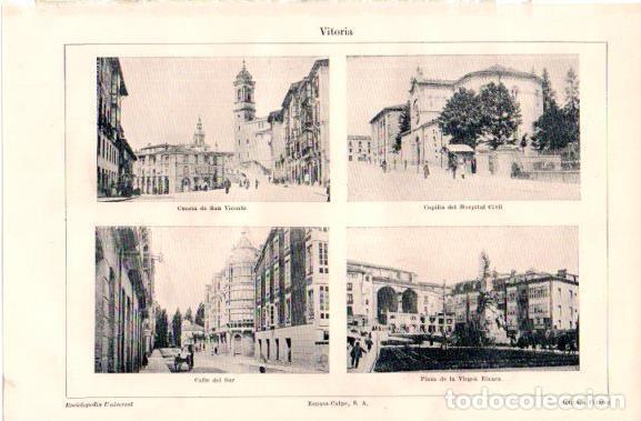Postais: LAMINA V42780: Vistas varias de Vitoria - Varios