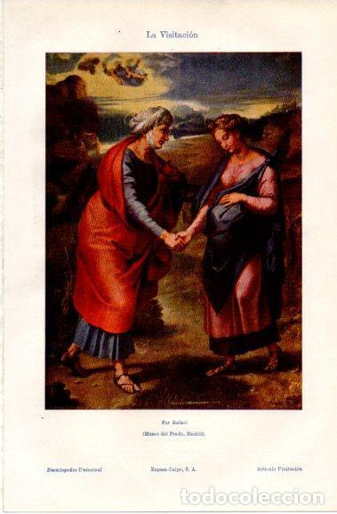 Cartoline: LAMINA V42754: La Visitacion por Rafael - Varios