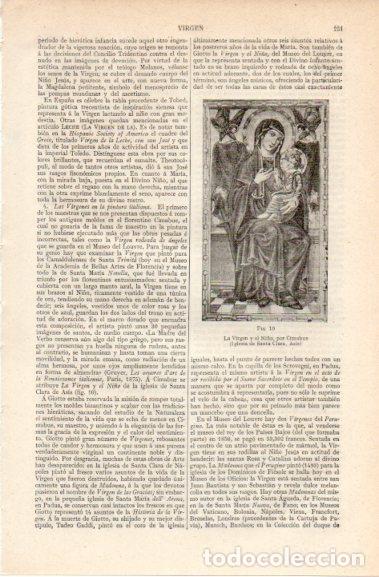 Cartoline: LAMINA V42726: La Virgen y el Ni&ntilde;o por Cimabue - Varios