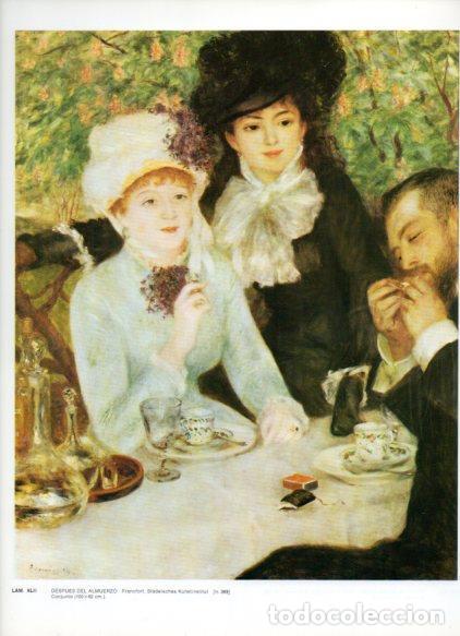 Postkarten: LAMINA V43244: Despues del almuerzo por Renoir - NULL