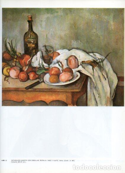 Postkarten: LAMINA V43313: Naturaleza muerta con cebollas botella vaso por Cezanne - NULL