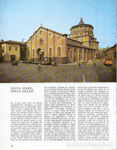Postais: LAMINA V43187: Milan. Iglesia Santa Maria delle Grazie - Giovanna Magi