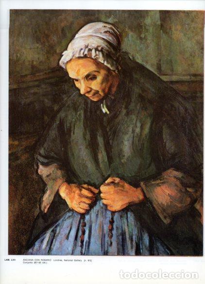 Postcards: LAMINA V43316: Anciana con rosario por Cezanne - NULL