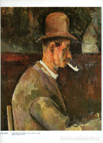 Postkarten: LAMINA V43306: Jugadores de cartas por Cezanne detalle - NULL