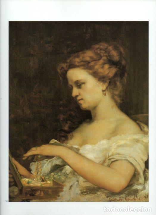 Postales: LAMINA V43332: Mujer con joyero por Courbet - NULL