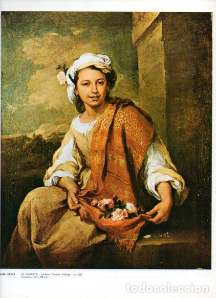 Postales: LAMINA V43275: La florista por Murillo - NULL