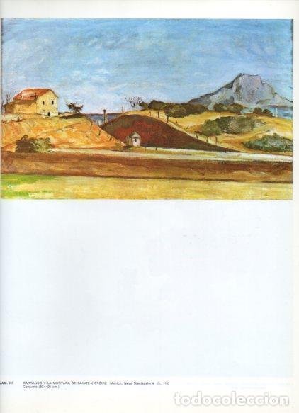 Postales: LAMINA V43289: Barranco y la monta&ntilde;a de Sainte Victoire por Cezanne - NULL