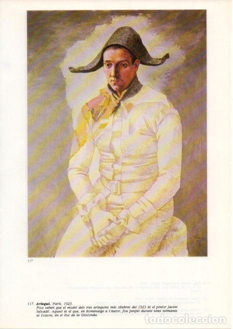 Postais: LAMINA V43118: Picasso. Arlequi - Josep Palau i Fabre