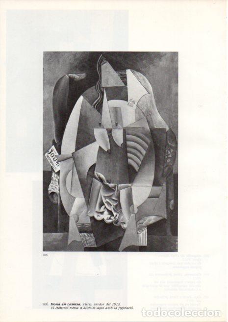 Postales: LAMINA V43113: Picasso. Dona en camisa - Josep Palau i Fabre