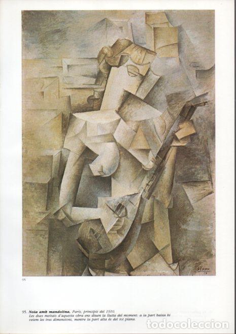 Postcards: LAMINA V43109: Picasso. Noia amb mandolina - Josep Palau i Fabre