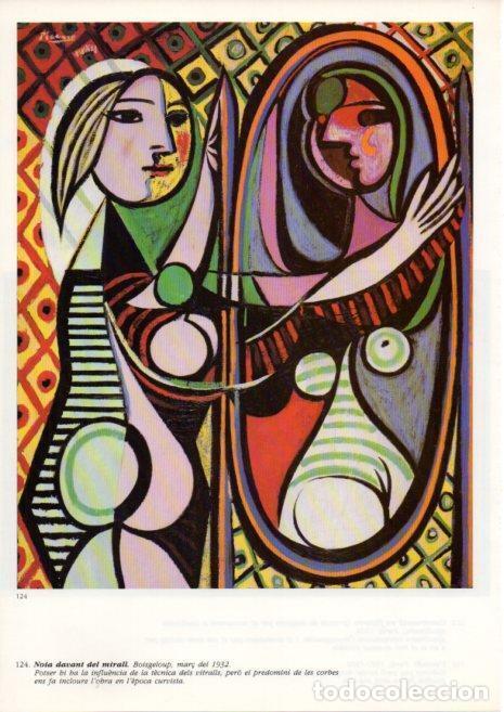 Postales: LAMINA V43120: Picasso. Noia davant del mirall - Josep Palau i Fabre