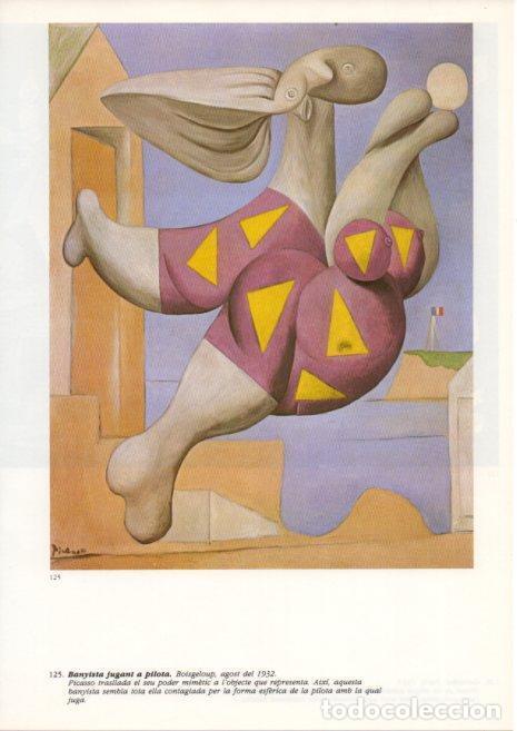 Postales: LAMINA V43121: Picasso. Banyista jugant a la pilota - Josep Palau i Fabre