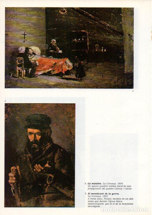 Cartoline: LAMINA V43079: Picasso. La malalta y El medicant de la gorra - Josep Palau i Fabre