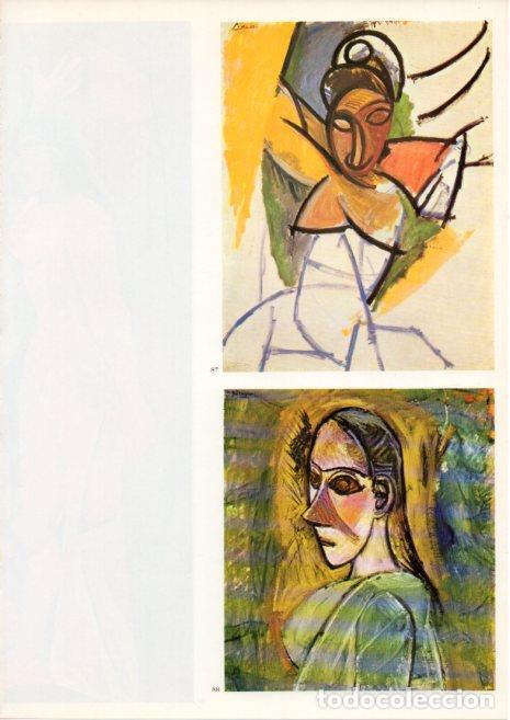 Postais: LAMINA V43105: Picasso. Una de les senyoretes y Bust d'una senyoreta - Josep Palau i Fabre
