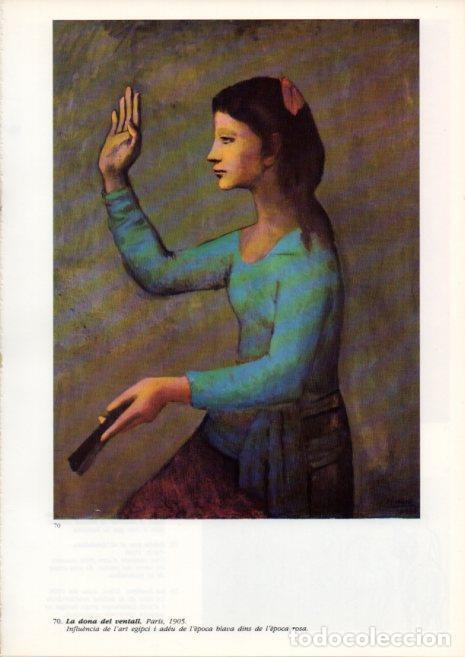 Cartoline: LAMINA V43099: Picasso. La dona del ventall - Josep Palau i Fabre