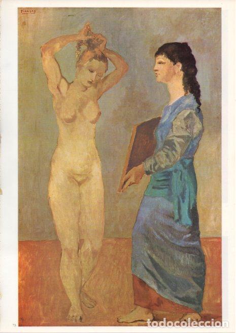 Postcards: LAMINA V43100: Picasso. La toaleta - Josep Palau i Fabre