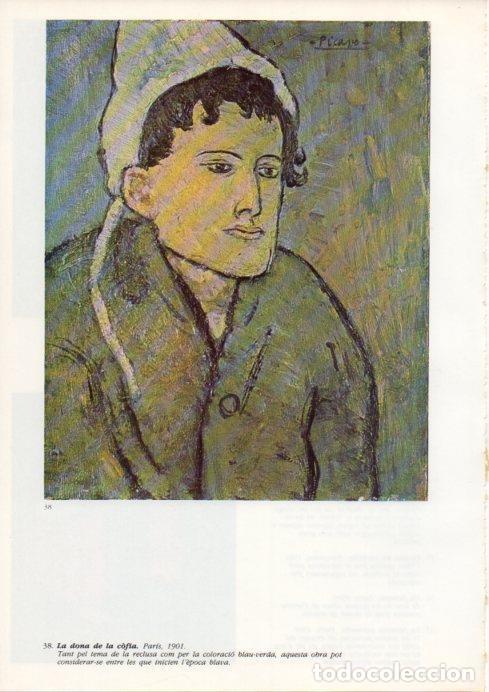 Postcards: LAMINA V43087: Picasso. La dona de la cofia - Josep Palau i Fabre