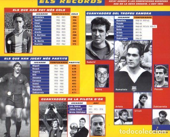 Cartes Postales: LAMINA V43404: F.C. Barcelona records. El Gran album del Bar&ccedil;a - NULL