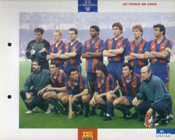 Postkarten: LAMINA V43391: F.C. Barcelona Campio de Lliga 1928 - 1929. El Gran album del Bar&ccedil;a - NULL