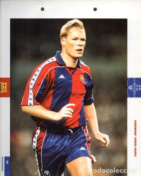 Postales: LAMINA V43349: Koeman F.C. Barcelona. El Gran album del Bar&ccedil;a - NULL