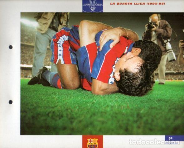 Postais: LAMINA V43375: F.C. Barcelona La Lliga 1993-94. El Gran album del Bar&ccedil;a - NULL