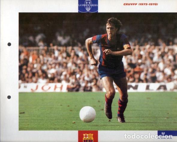 Postcards: LAMINA V43359: Cruyff F.C. Barcelona. El Gran album del Bar&ccedil;a - NULL