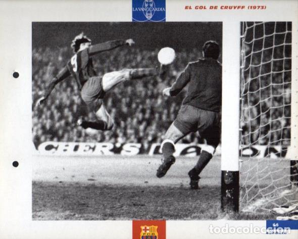 Postkarten: LAMINA V43381: F.C. Barcelona el gol de Cruiff 1973. El Gran album del Bar&ccedil;a - NULL
