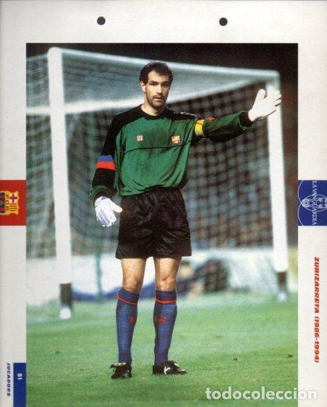 Postales: LAMINA V43362: Zubizarreta F.C. Barcelona. El Gran album del Bar&ccedil;a - NULL
