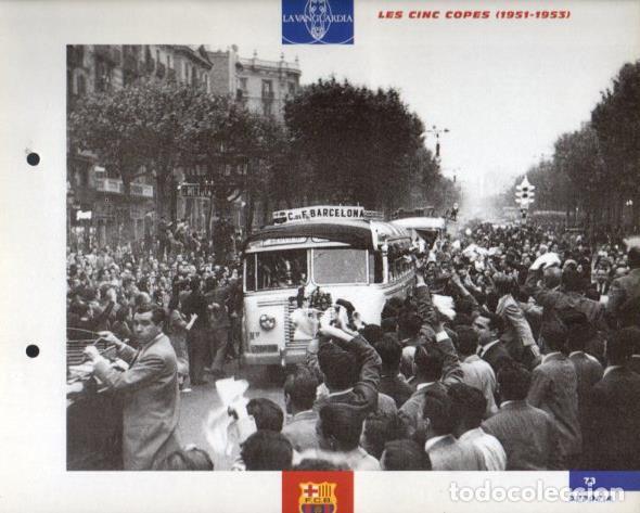 Postkarten: LAMINA V43378: F.C. Barcelona celebrant la Copa de 1951. El Gran album del Bar&ccedil;a - NULL
