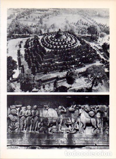 Postkarten: LAMINA V43464: Vista aerea piramide de Borobudur, Java - Varios