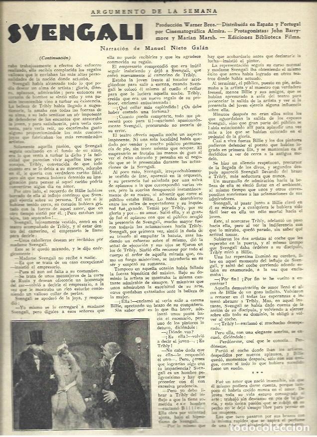 Cartoline: LAMINA 37420: Escena de Svengali - VVAA