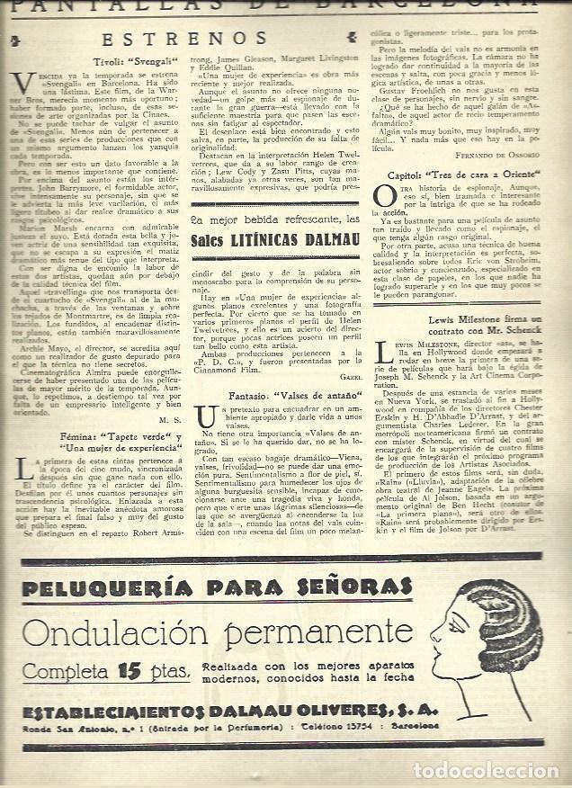 Cartoline: LAMINA 37419: Publicidad Peluqueria Dalmau Oliveres de Barcelona - VVAA
