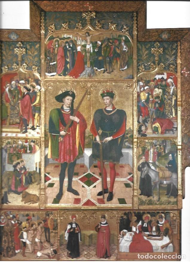 Postais: LAMINA 37389: Retablo de los santos Abdon y Senen, Terrassa - VVAA
