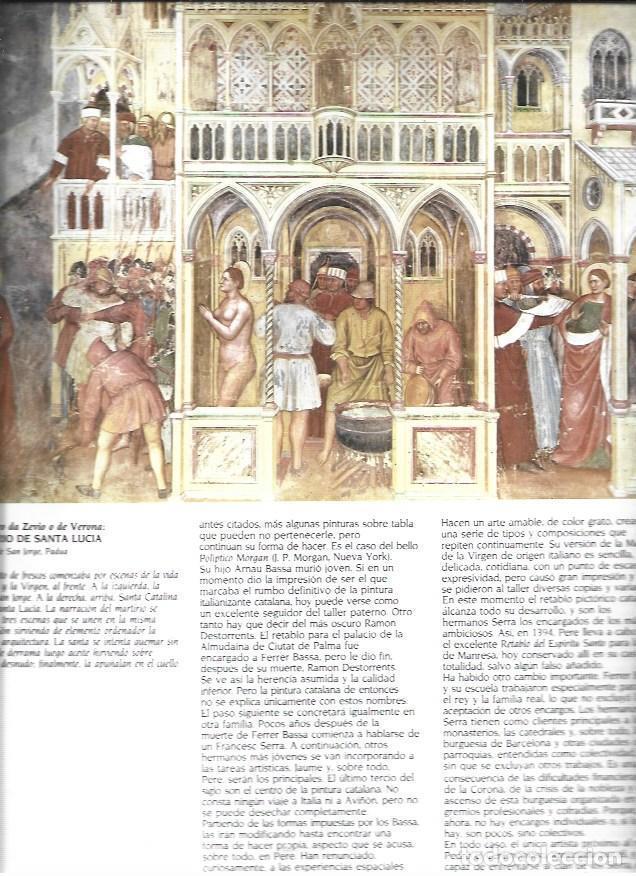 Postais: LAMINA 37402: Martirio de Santa Lucia, por Altichiero da Zevio o de Verona - VVAA